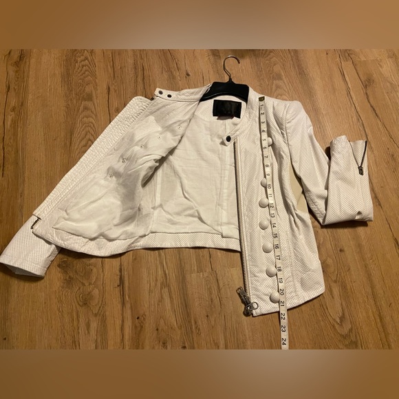 Vintage L.G.B (Le Grande Bleu/Japan) soft leather Rockstar-style jacket. Rare💕 - Picture 4 of 16